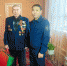 Сотрудник следственного комитета Калмыкии навестил и поздравил с новогодними праздниками ветерана Великой отечественной Войны Николая Антоновича Скворцова - ГТРК