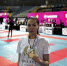 Спортсменка из Калмыкии Алтана Басангова - победитель в Молодежной лиге Karate 1. - ГТРК
