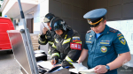 Огнеборцы МЧС России провели пожарно-тактические учения в республиканской больнице им. П.П. Жемчуева