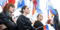 В Москве на Хитровской площади состоялся митинг, приуроченный к Дню Государственного флага - ЛДПР