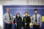 Сотрудники УФСИН Калмыкии поздравили прекрасную половину коллектива с праздником весны