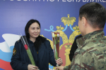 Сотрудники УФСИН Калмыкии поздравили прекрасную половину коллектива с праздником весны