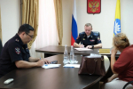 Министр внутренних дел Калмыкии провёл личный приём граждан в Приёмной Президента