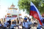 Элиста отметила День флага России патриотическим велопробегом